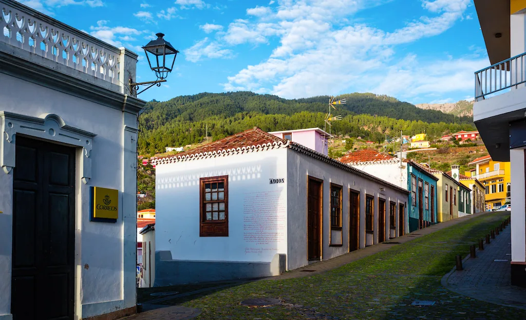 Tijarafe Town in La Palma near Casa Arash